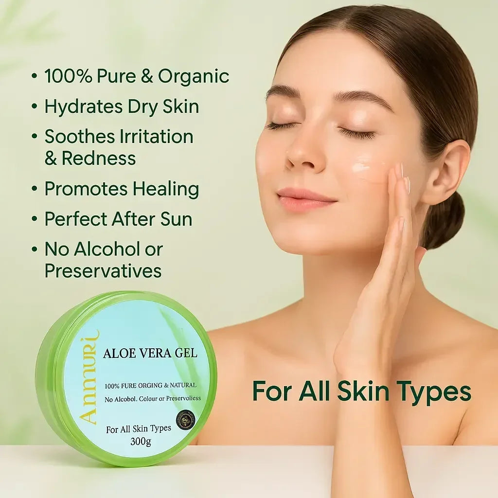 Ammuri Organic Aloe Vera Gel for All Skin Types-2