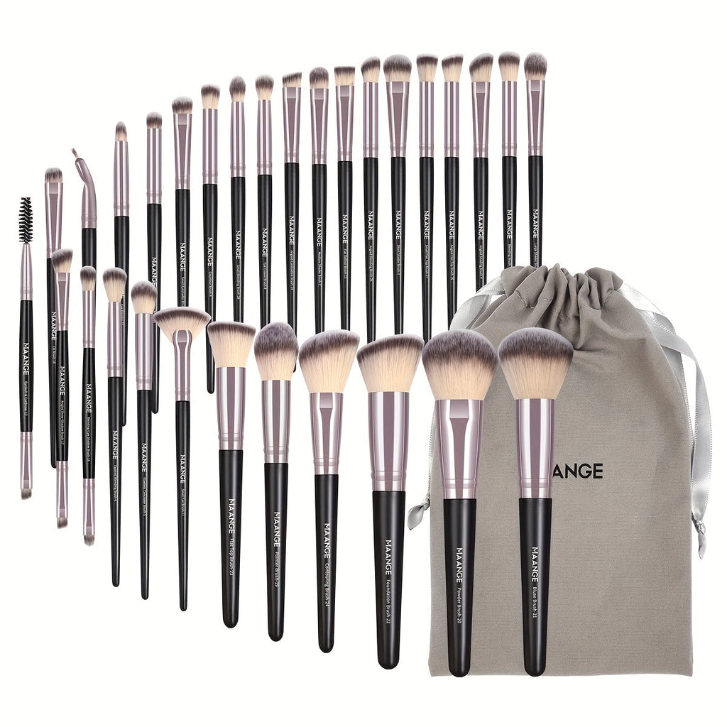 GlamourPro 30-Piece Synthetic Makeup Brush Set-5