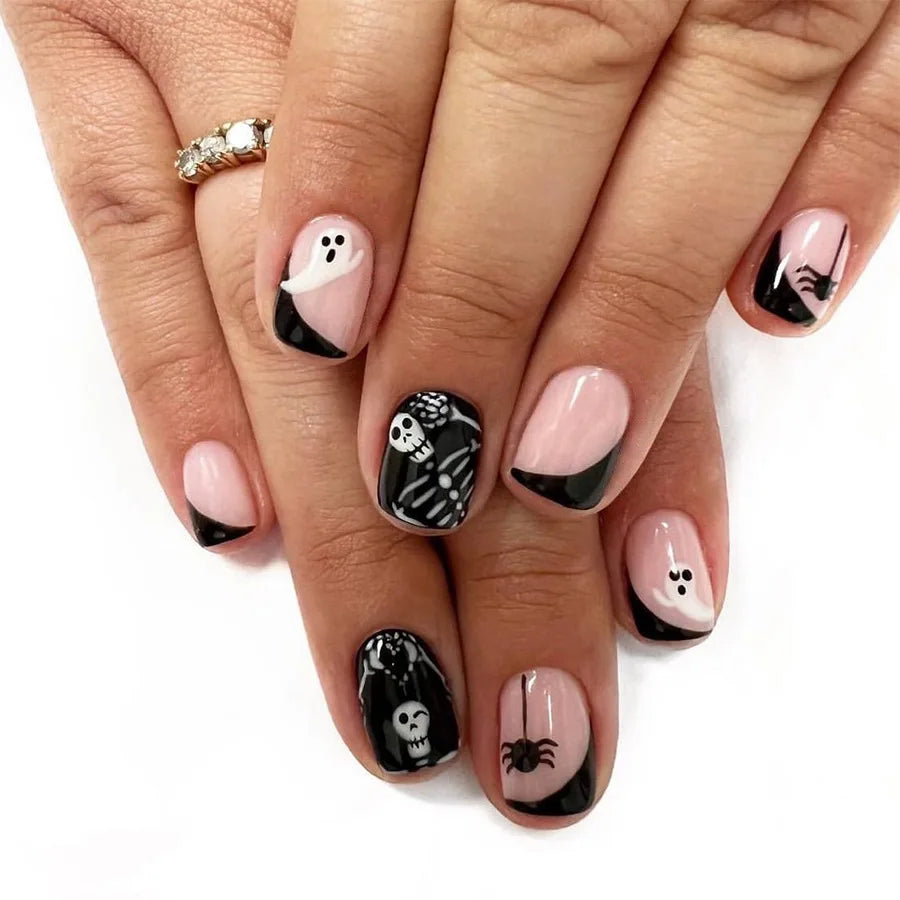 Halloween Pumpkin Press-On Nails-24