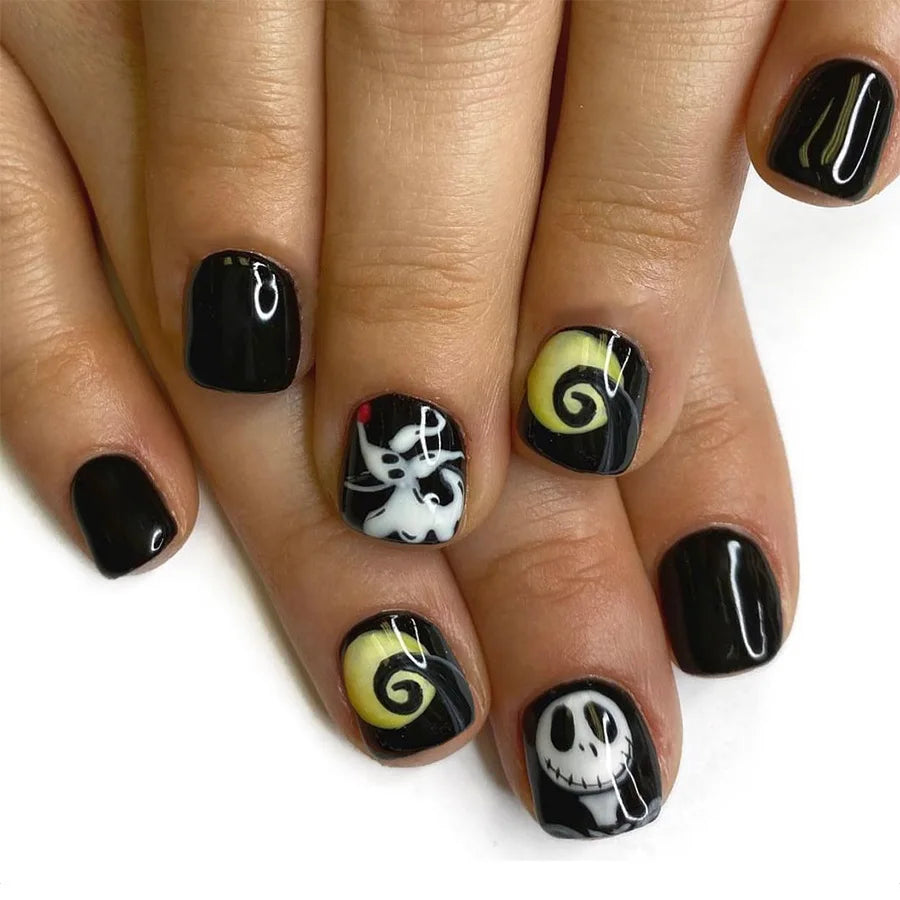Halloween Pumpkin Press-On Nails-26